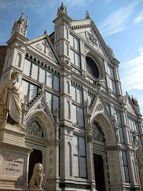 istock Santa Croce and Dante, Church 484673597