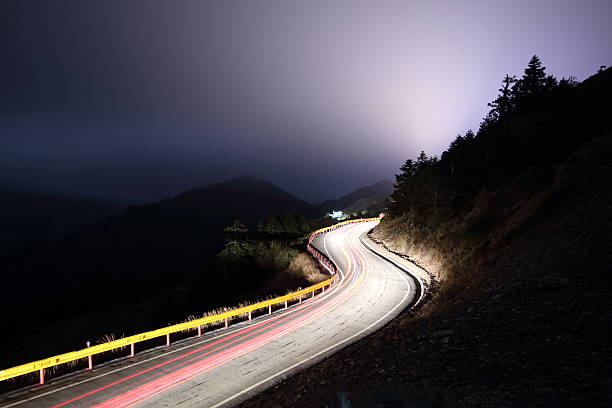 istock Night scene at Hehuan Mountain, Taichung, Taiwan 484682262