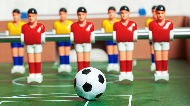 istock Foosball. football table 484686390