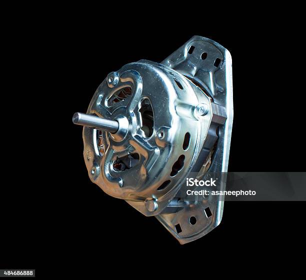 Power Tool Dynamo Isolated On Black Background Stock Photo - Download Image Now - 2015, Black Color, Car