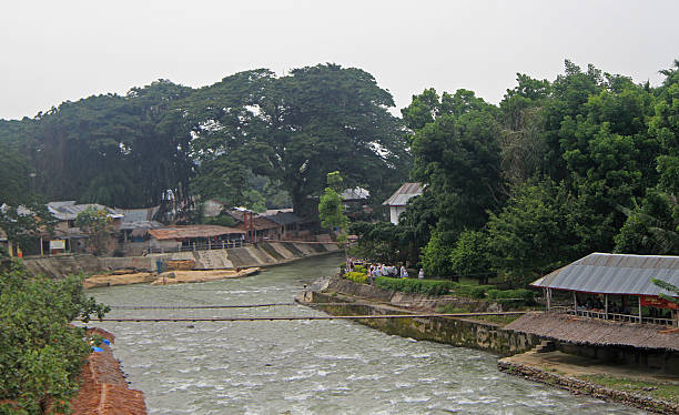 istock village Bukit Lawang, the north Sumatra 484690640
