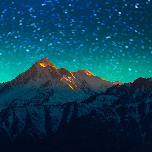 istock Starry night in Norther part of India 484692984