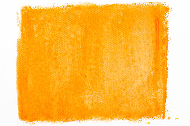 istock orange watercolor painted background texture 484693656