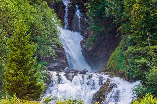 istock Scenic Swiss Waterfalls 484696650