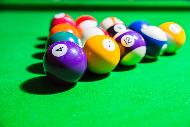 istock Close up of snooker ball 484697778