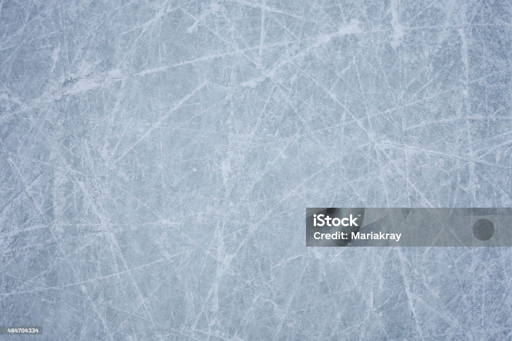 Ice rink texture Ice Stock Photo