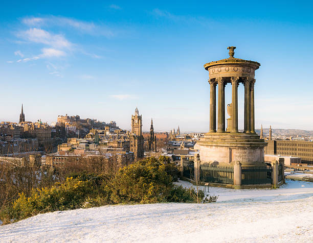 istock Edinburgh's Winter City Skyline 484711516