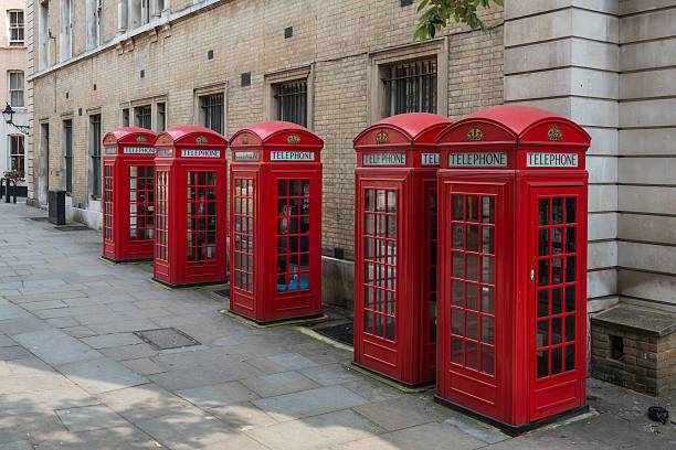 istock Traditional London Red Phone boxes 484712224