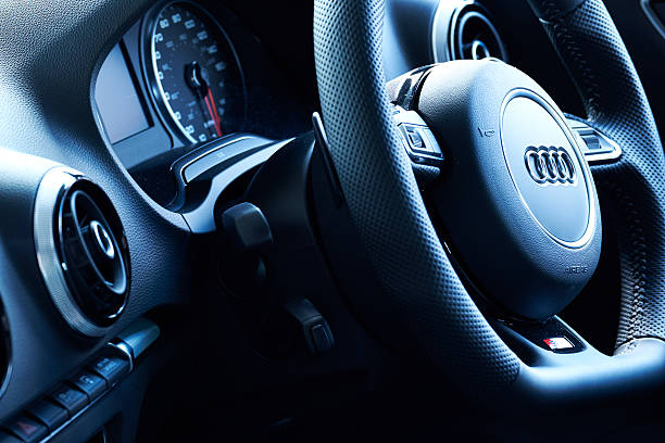 Audi A3 Interior stock photo