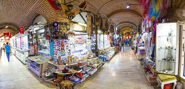 Kizlaragasi Bazaar, Izmir stock photo