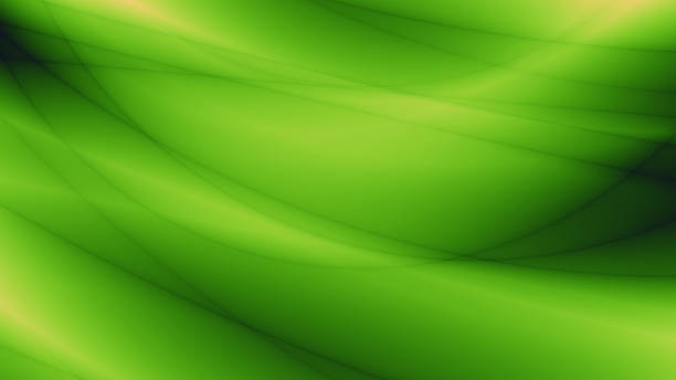 Ecology green graphic abstract wavy design
