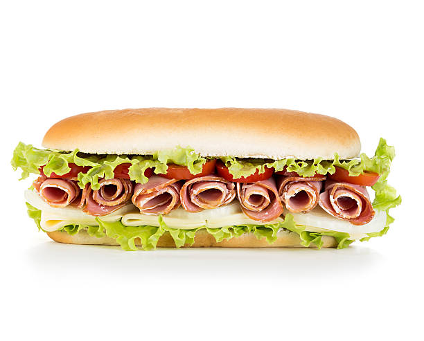istock Royal sandwich isolated on white background 484715706