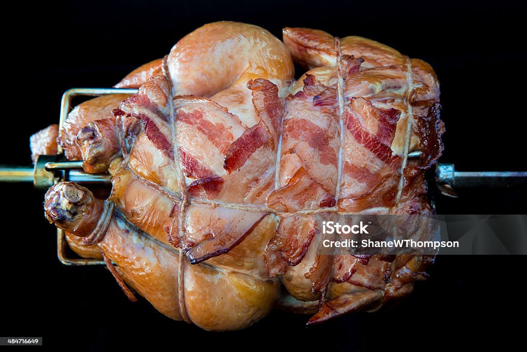 Frango enrolado com Bacon - Foto de stock de Almoço royalty-free