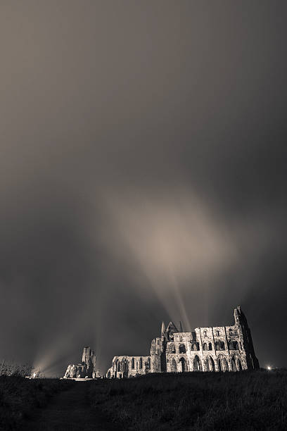 Whitby Abbey w mgły – zdjęcie