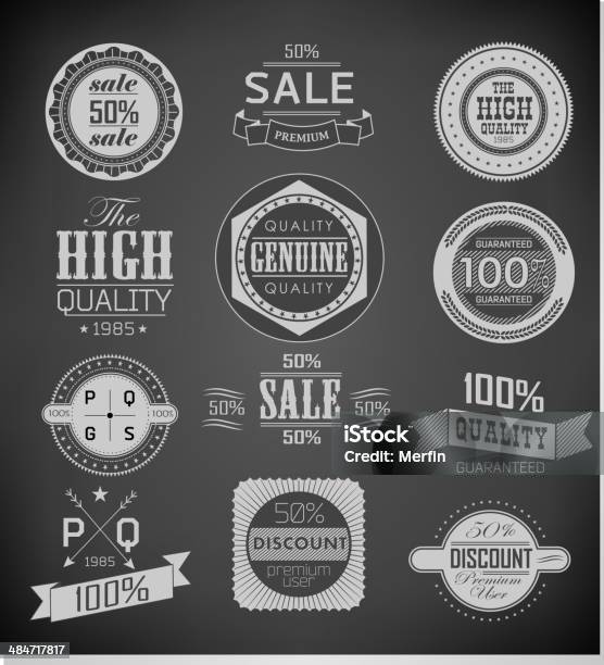 Collection Of Premium Quality Stock Illustration - Download Image Now - Backgrounds, Badge, Business