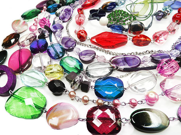 istock bright crystals beads and rings  fashion background 484719845