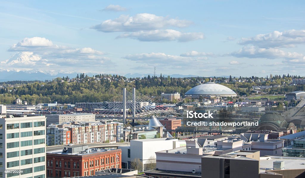 tacoma, washington and tacoma dome view of downtown tacoma, washington Tacoma Stock Photo