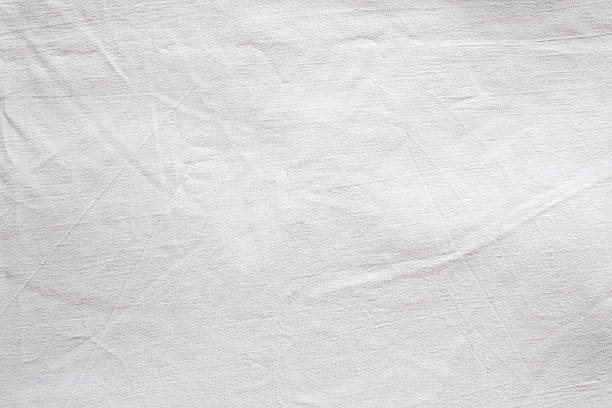 sfondo bianco tessile. - tablecloth foto e immagini stock