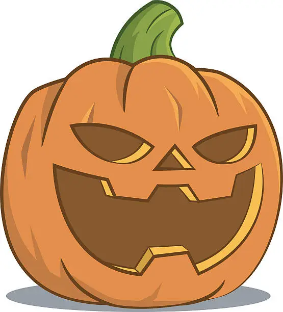 Vector illustration of Pumpkin for Halloween. Тыква для Хэллоуина.