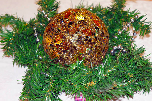 istock Composition of toys and Christmas tree 484722178