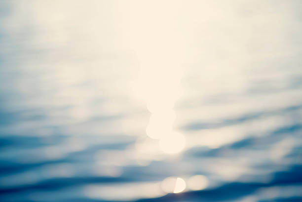 istock Water bokeh background. Lights on sea background. 484722858