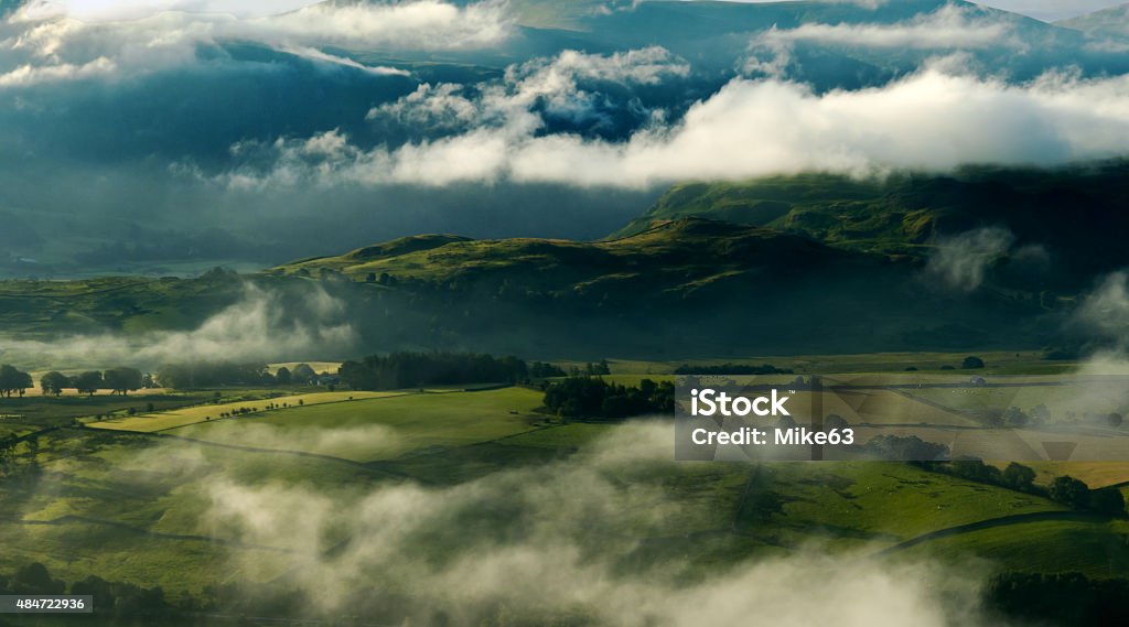 The Lake District. The English Lake District not far from Keswick. 2015 Stock Photo