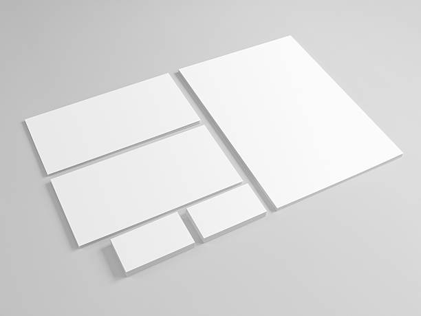 istock Blank template for branding identity on gray background 484724670