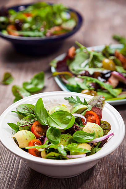 istock Assortment of veggie salads 484726588