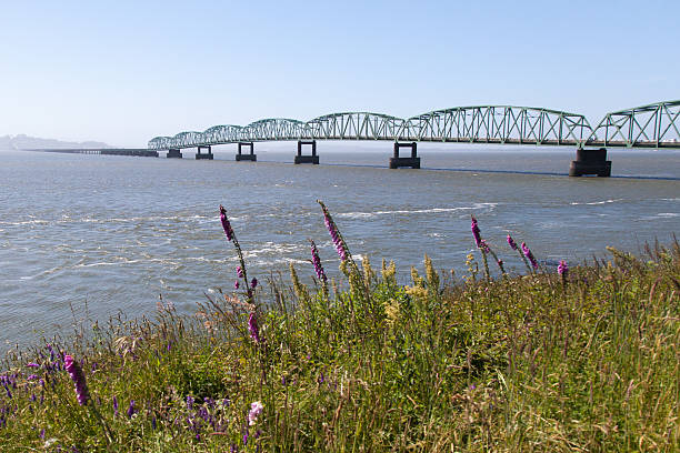 애스토리아 구름다리 - astoria washington bridge 뉴스 사진 이미지