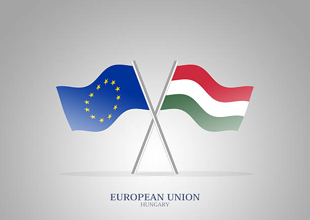 ilustraciones, imágenes clip art, dibujos animados e iconos de stock de miembros de la unión europea de hungría - hungary hungarian culture hungarian flag flag