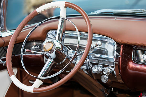 istock Interior of Old Car 484728488