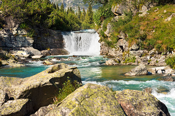istock Waterfall - Adamello Trento Italy 484730778