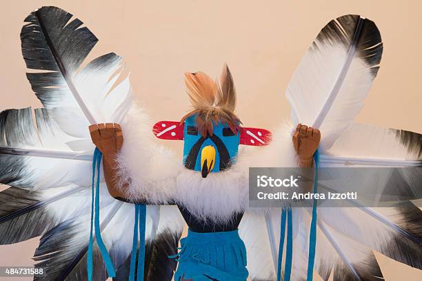 Navajo Indian Kachina Doll Detail Stock Photo - Download Image Now - Kachina Doll, 2015, Arizona