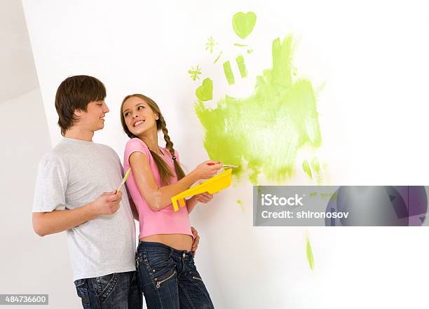 Work In New House Stock Photo - Download Image Now - 2015, Adult, Artist