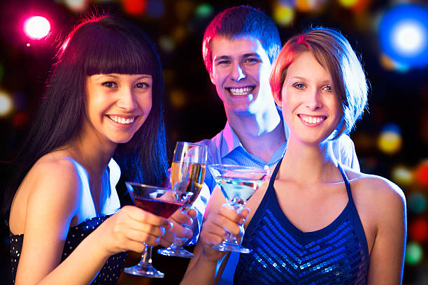 istock Happy people at party 484738476