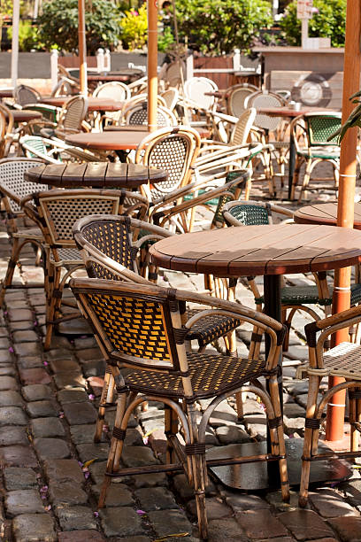 istock Outdoor cafe and using table on  summer day 484739474