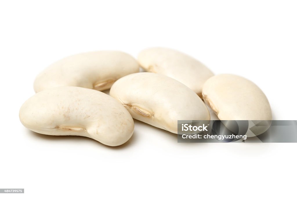 Butter Beans Pile of Butter Beans(Lima Beans) Bean Stock Photo