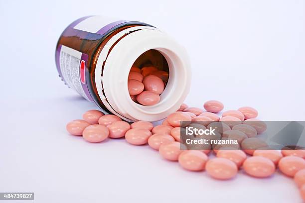 Medical Tablets Stock Photo - Download Image Now - Addiction, Brown, Capsule - Medicine