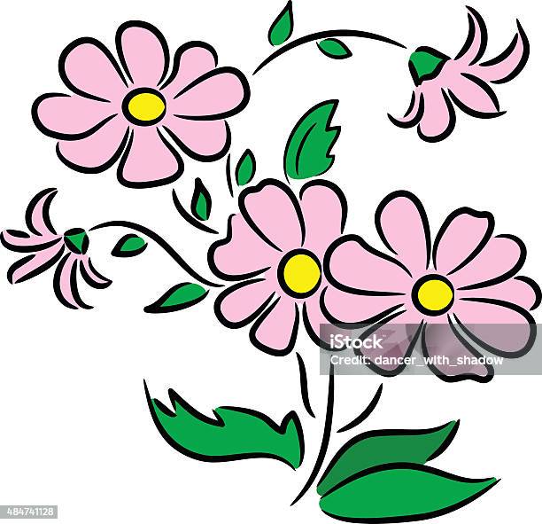 Flower Stock Illustration - Download Image Now - 2015, Agriculture, Botany