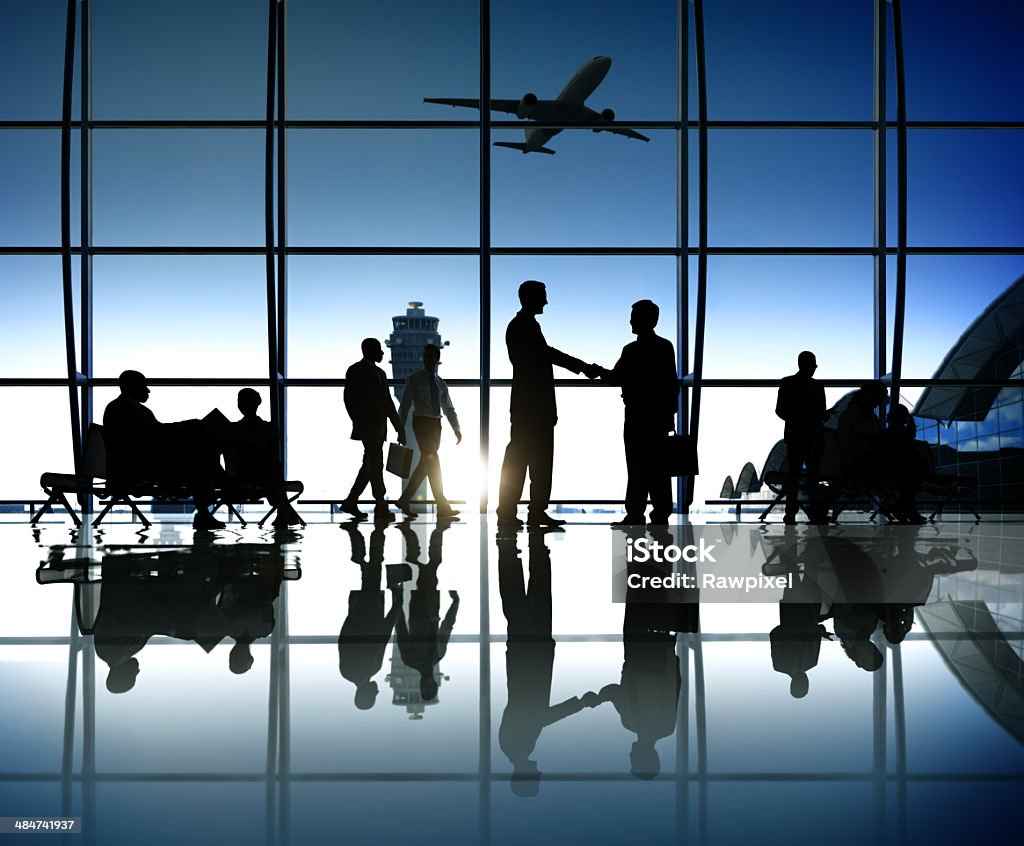 Erfolgreiche Business startet - Lizenzfrei Flughafen Stock-Foto