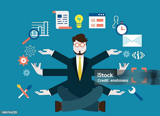 Human Resources And Selfdevelopment Modern Business Stock Illustration - Download Image Now