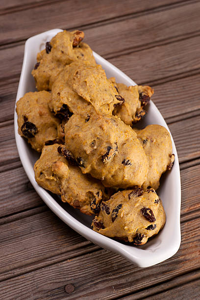 istock Sweet Food: Home Baked Pumpkin Raisin Cookies 484744241