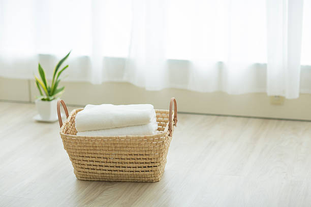 istock The towel which is in the basket 484744285
