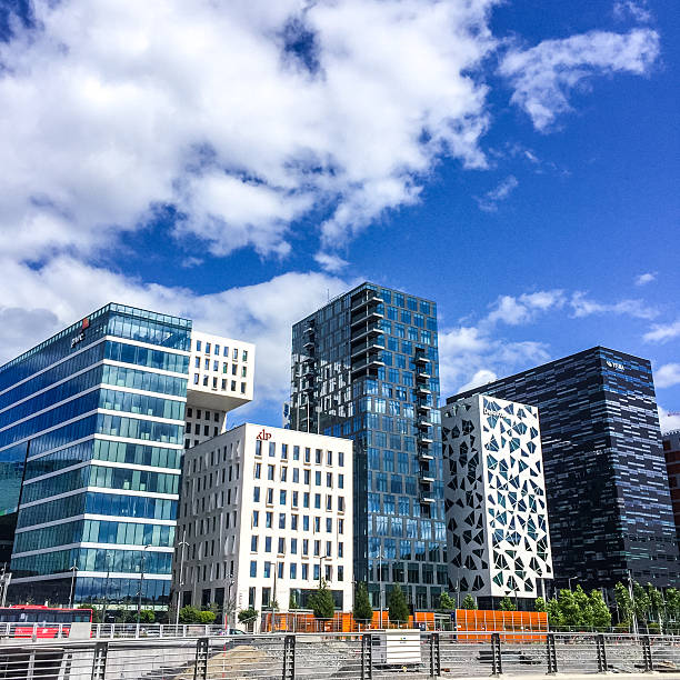 istock Contemporary Architecture in Oslo, Norway 484745024