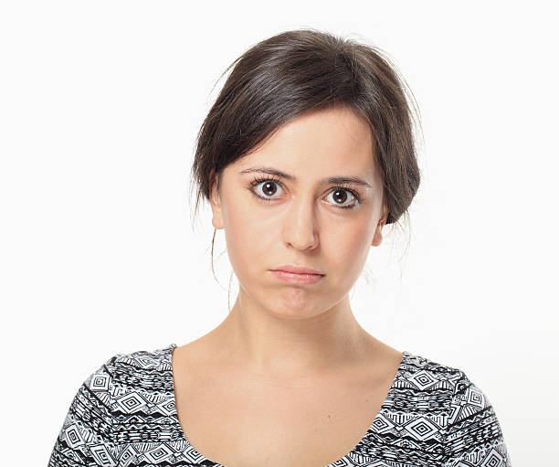 istock Sad Young Woman Portrait. 484745347