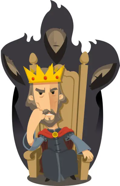 Vector illustration of Macbeth Play by William Shakespeare