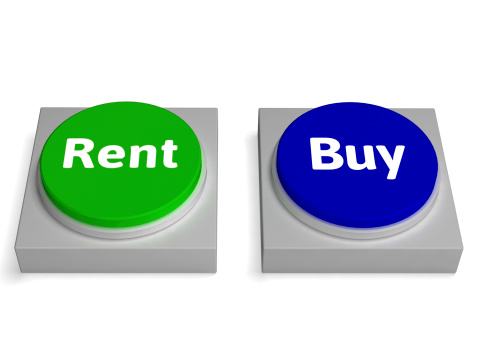 Rent Buy Buttons Showing Renting Or Buying