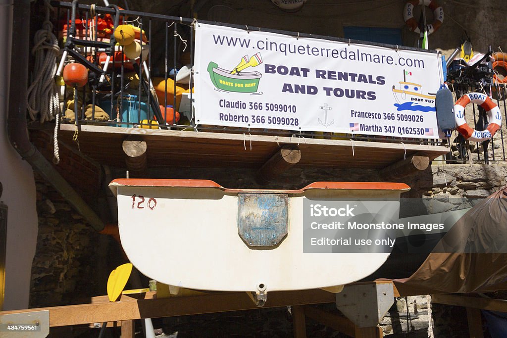 Riomaggiore auf der Cinque Terre, Italien - Lizenzfrei Ausverkauf Stock-Foto