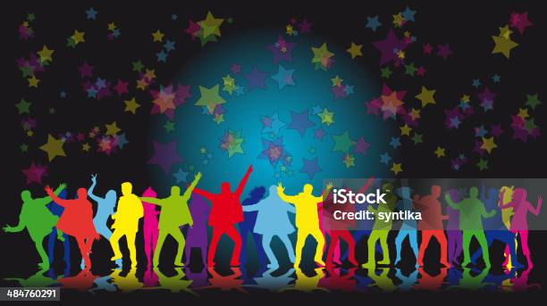 Dancing Silhouettes Stock Illustration - Download Image Now - Adult, Backgrounds, Beautiful People