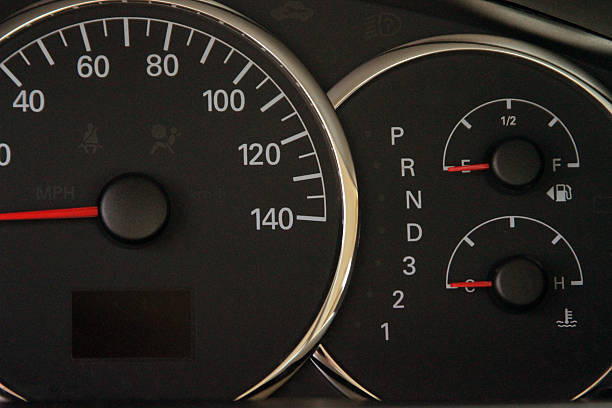 Auto gauges 2 A pair of auto gauges close-up. Revving stock pictures, royalty-free photos & images